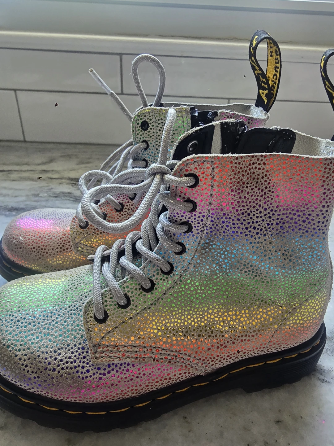 Dr. Martens Rainbow Sparkle Boots - photo 3