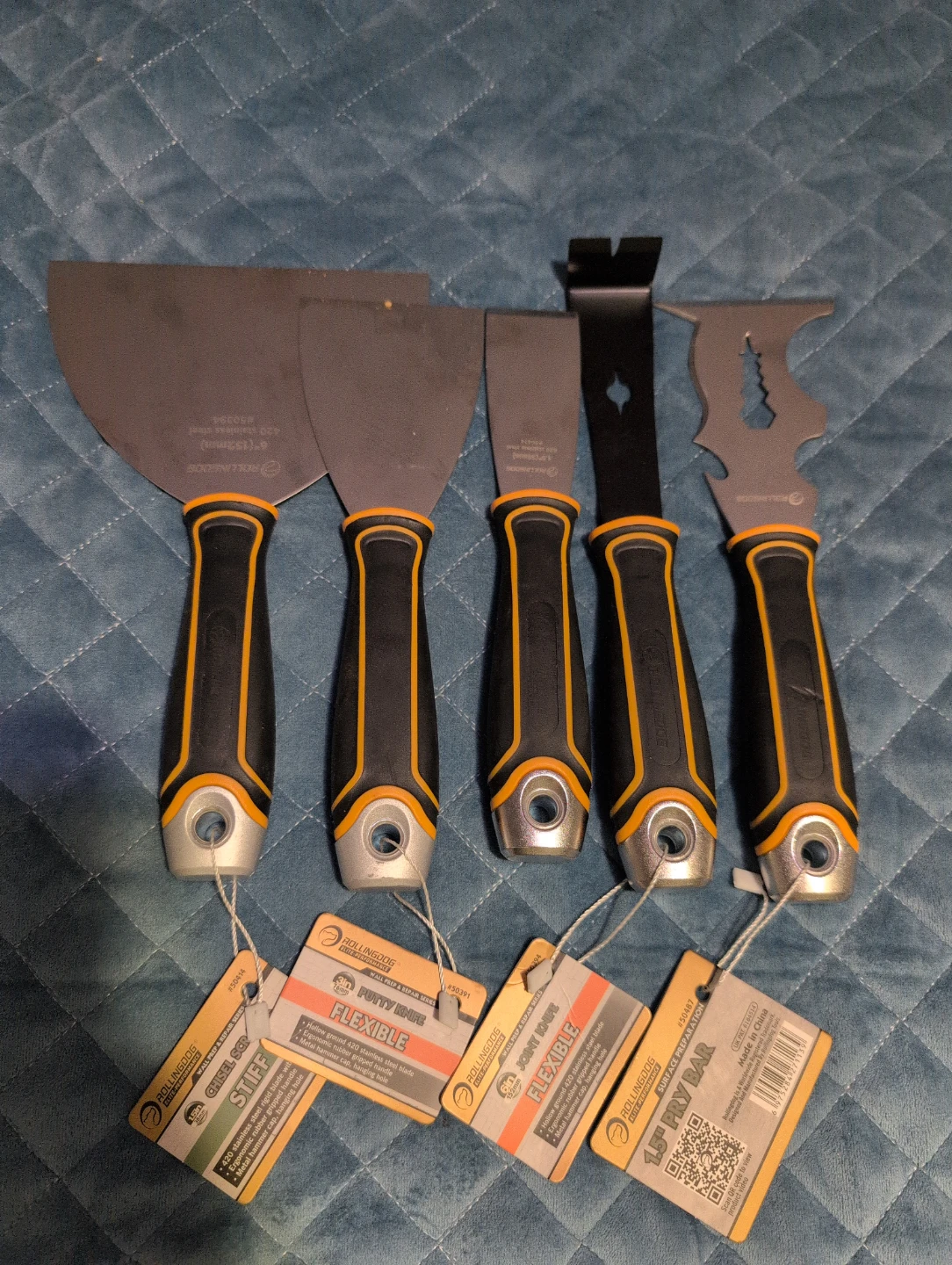 Rollingdog 5-Piece Putty Knife Set - photo 2
