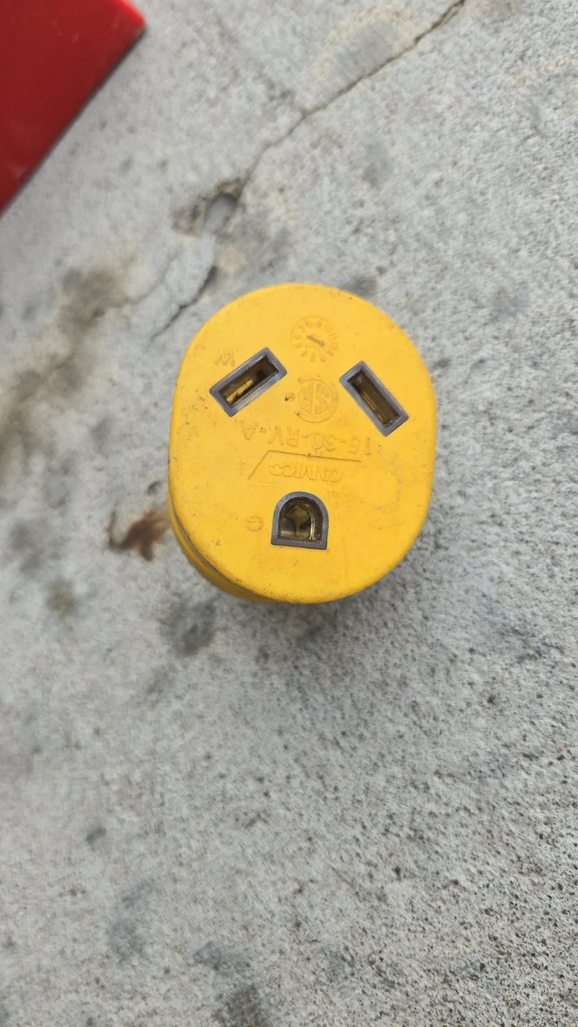 CAMCO Yellow 15A-30A RV Adapter