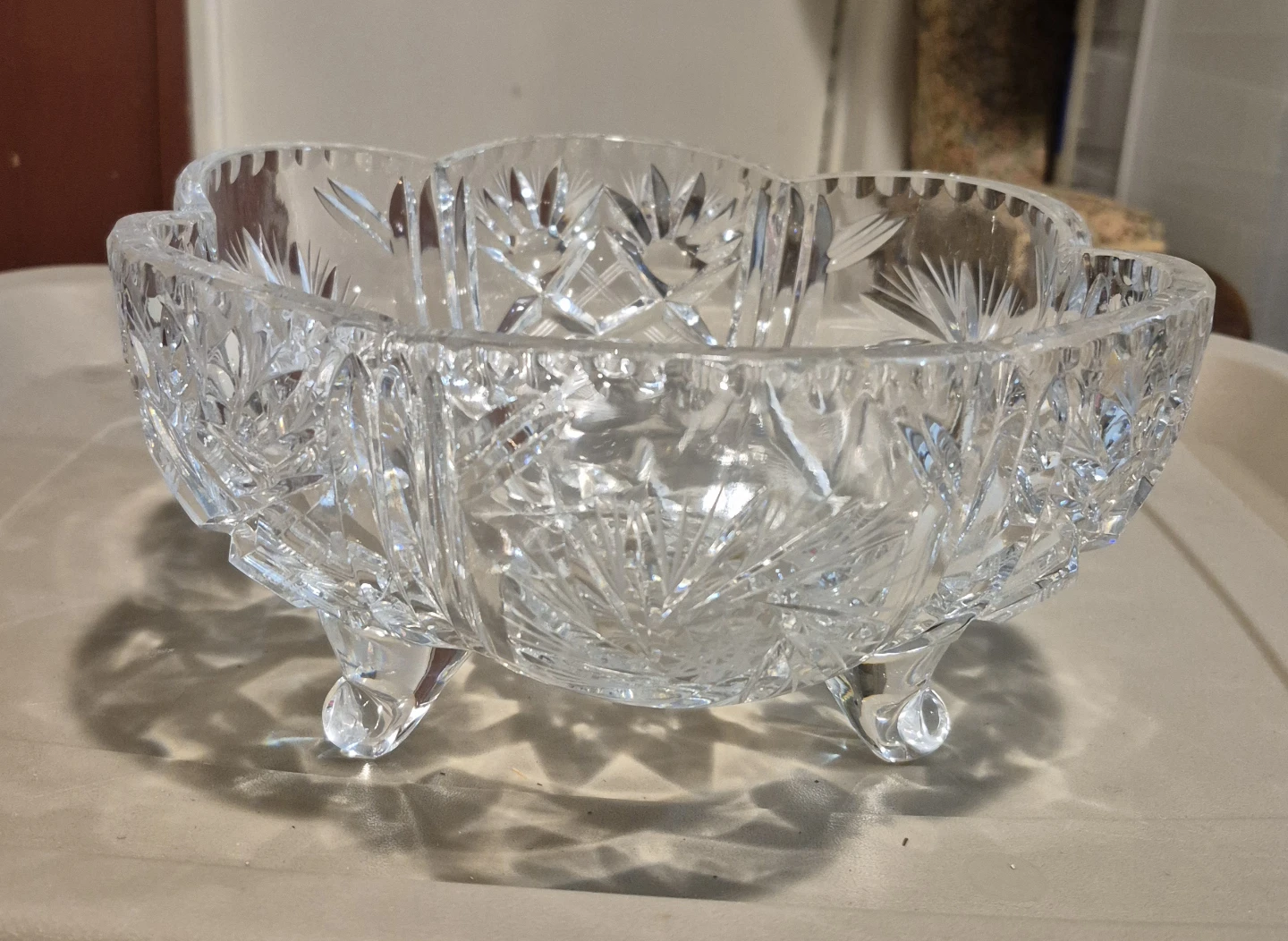 Crystal Footed Bowl