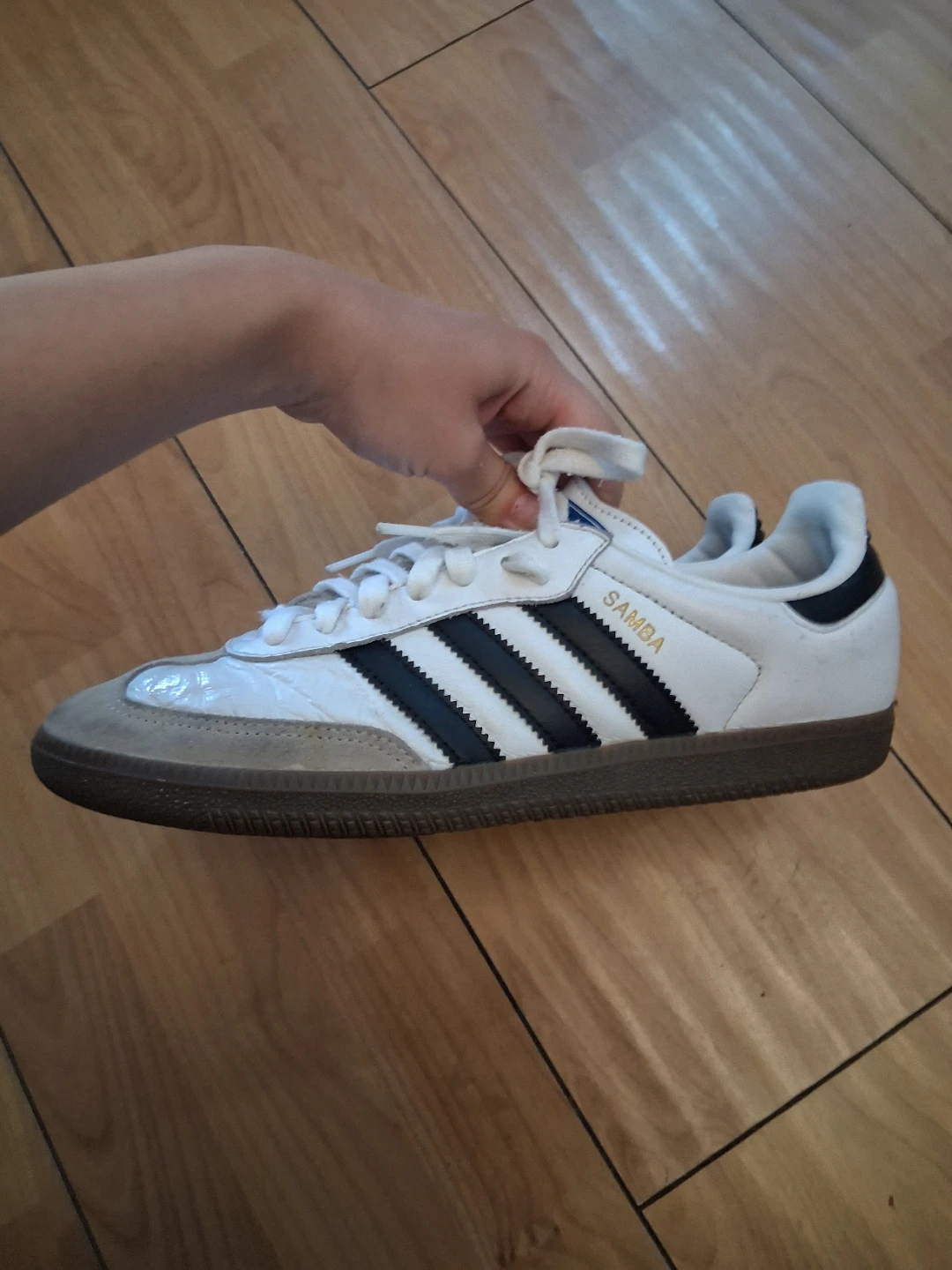 Adidas Samba OG White/Black/Gum - Size Men’s 8 / Women’s 9 - photo 2