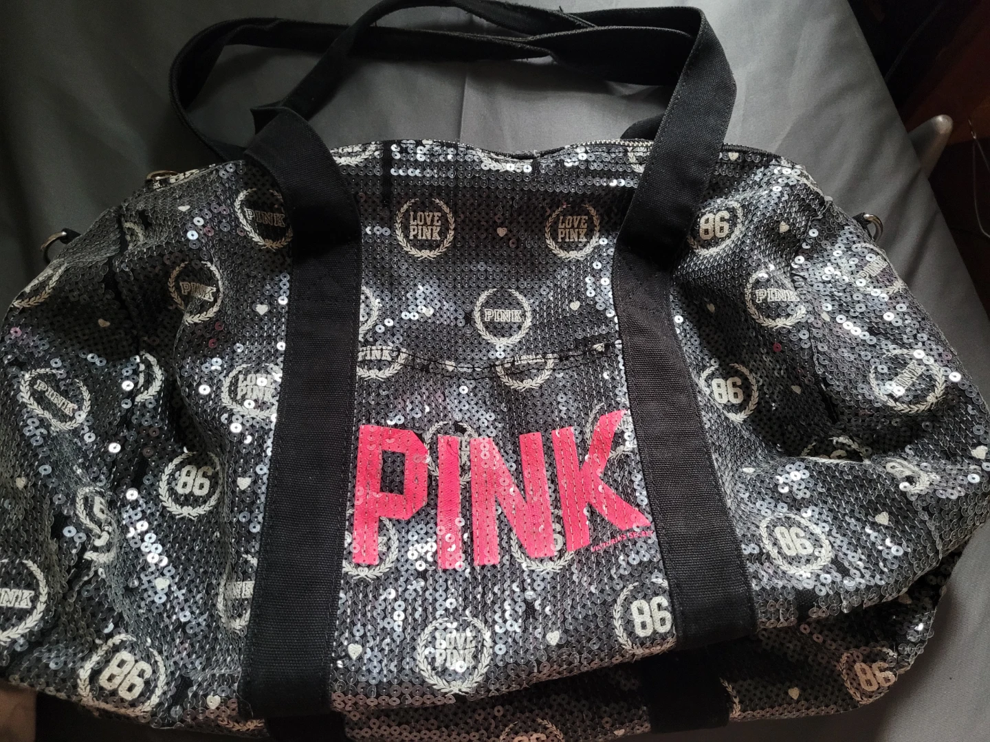 Victoria's Secret PINK Sequin Duffel Bag - photo 2