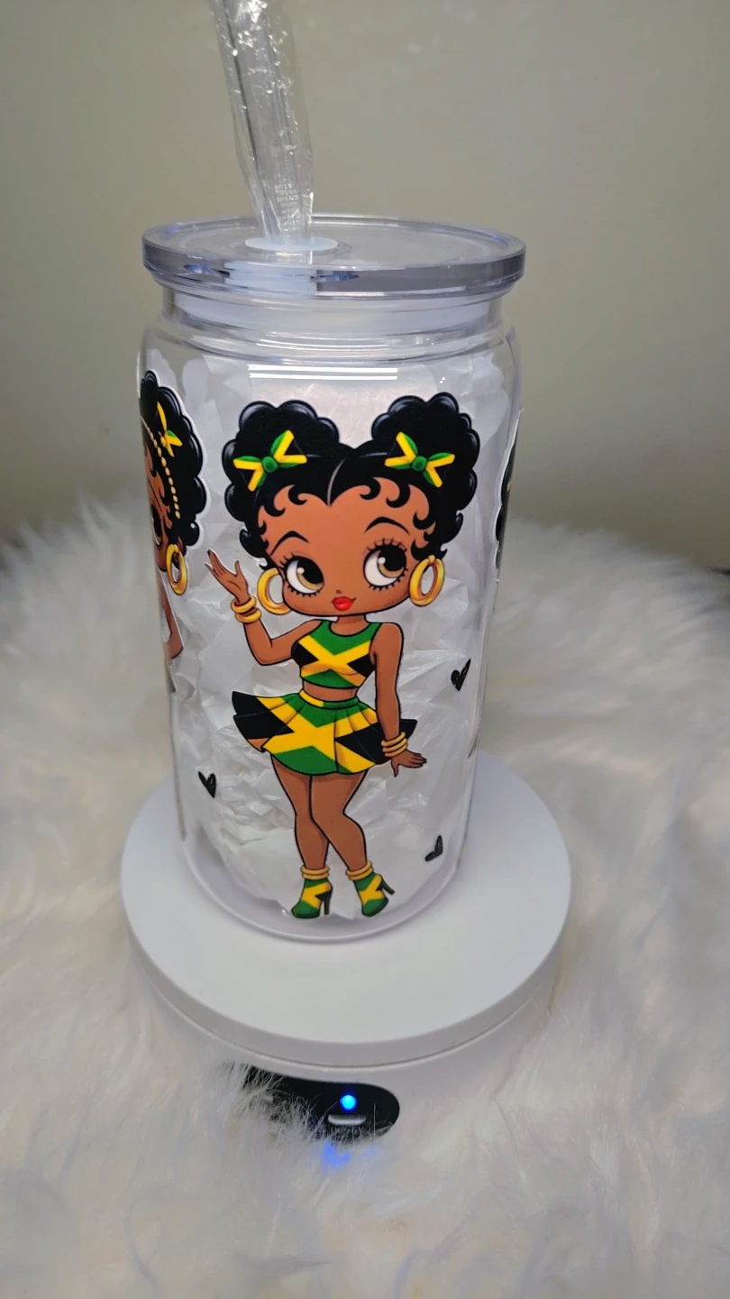 Betty Boop Jamaica Tumbler with Straw - photo 3