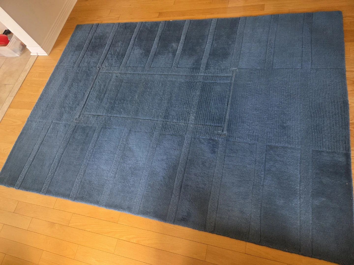 IKEA HELLUM Area Rug – Blue, 170cm x 240cm