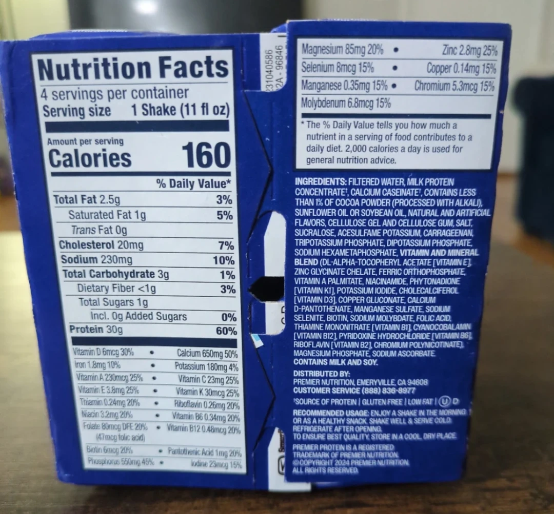 Premier Protein Cookies & Cream Shakes 4 Pack - photo 3