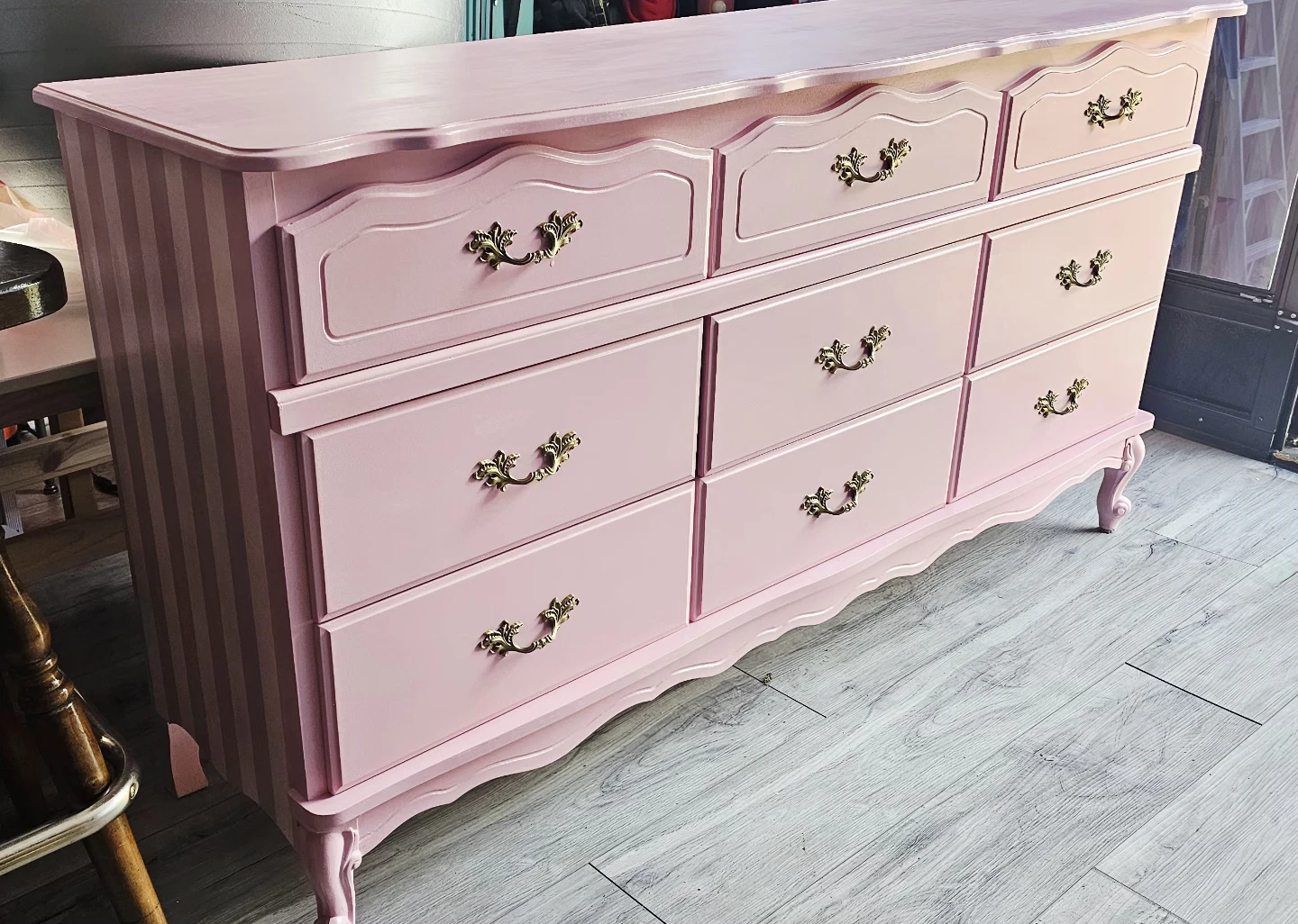Pink Nursery Kids Dresser