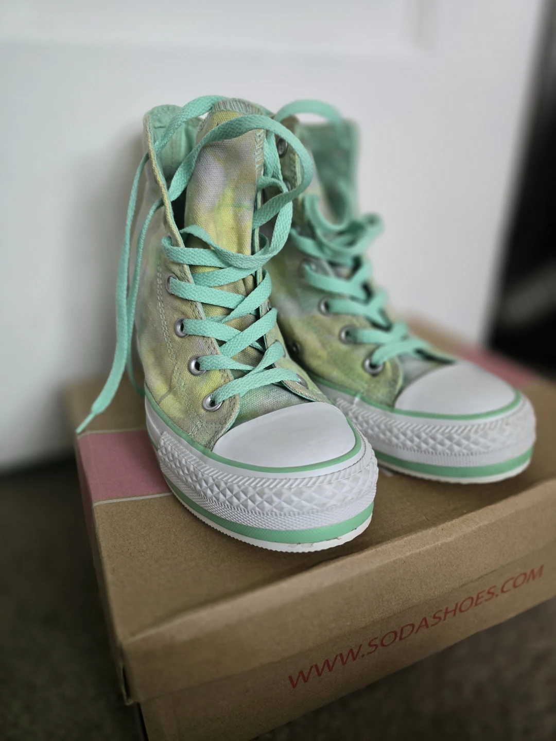 Vintage Converse All Star Wedge Sneakers