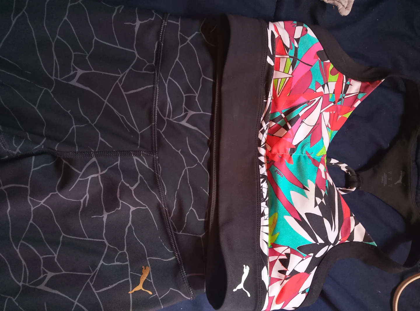 Puma Women's Athletic Set - Black & Multi-colour