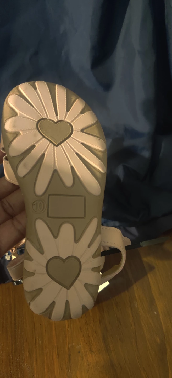 Muddie & Zoe Girls Flower Sandals Size 10 - photo 5