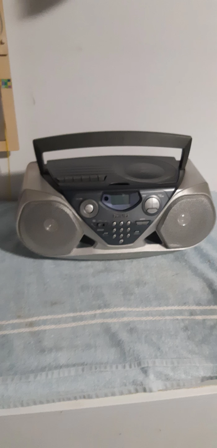 Philips Boombox CD Player Cassette Recorder Radio - photo 4