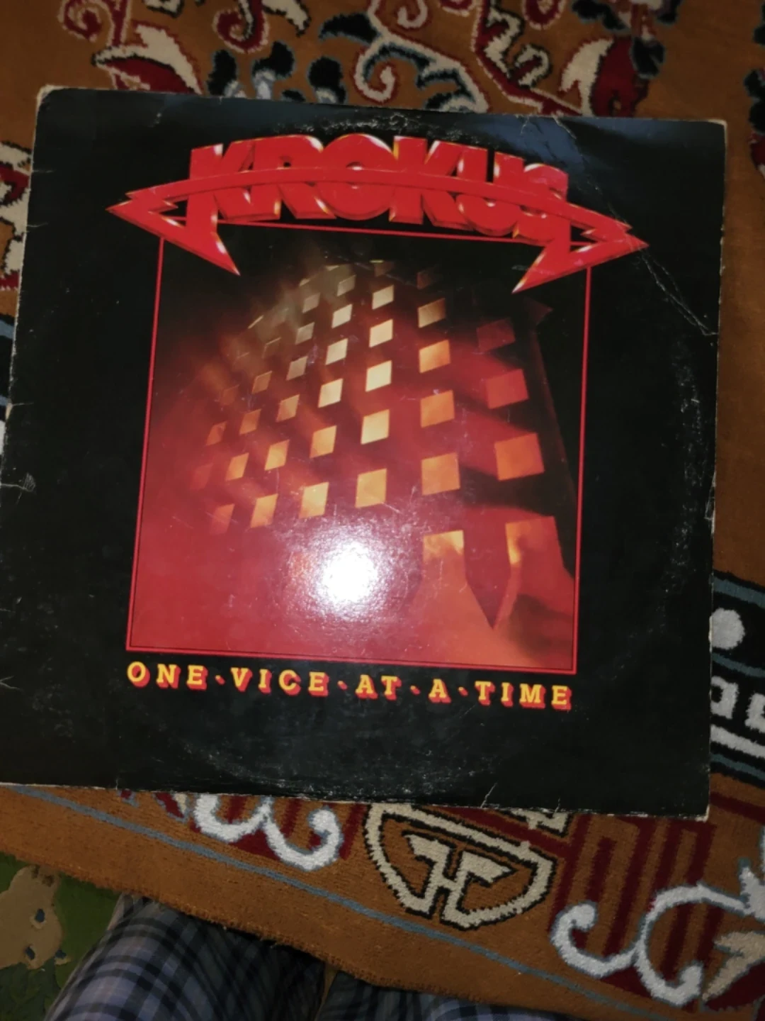 ⚽️ Krokus One Vice at a Time Vinyl Record