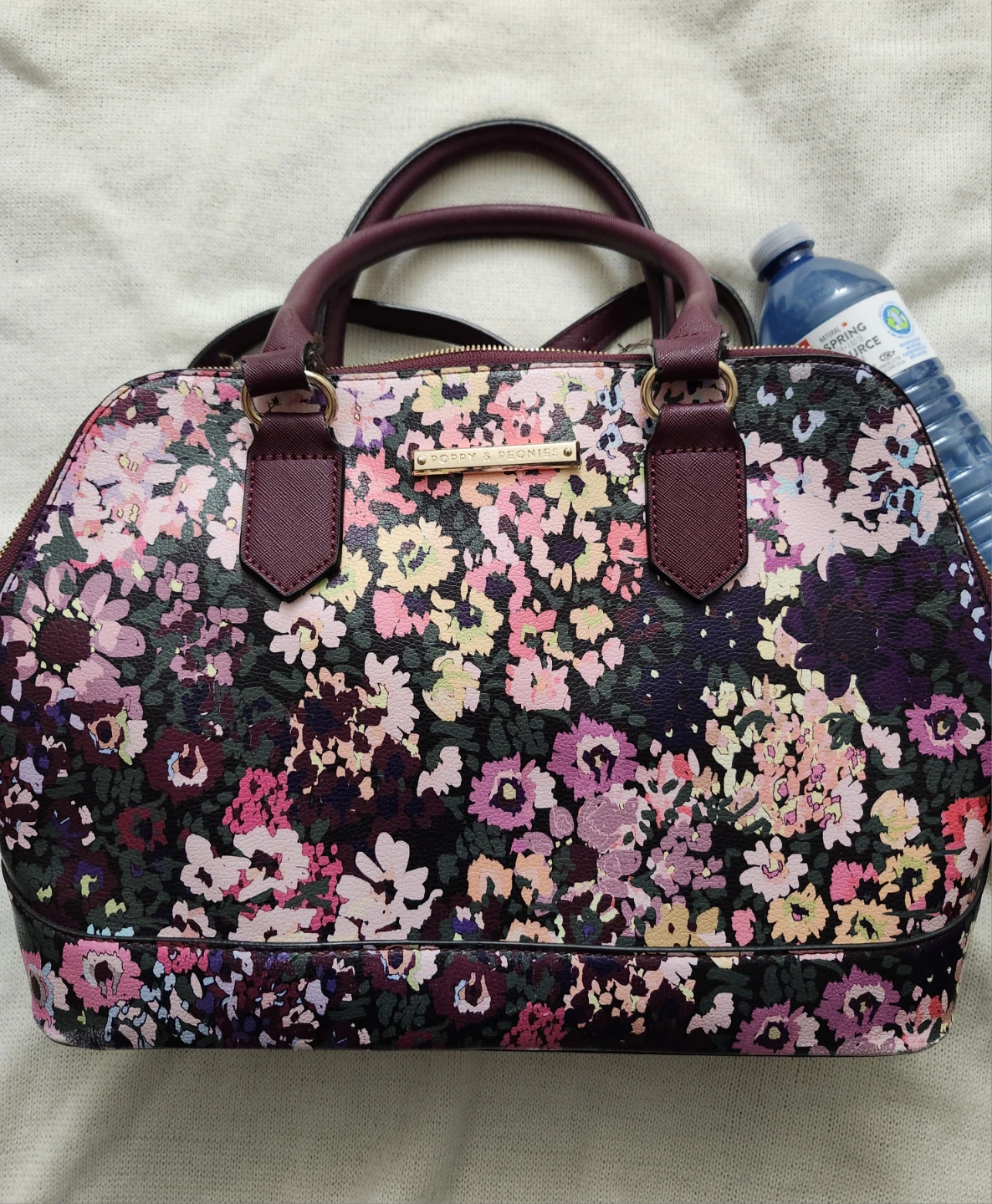 Poppy & Peonies Floral Satchel Bag - photo 3