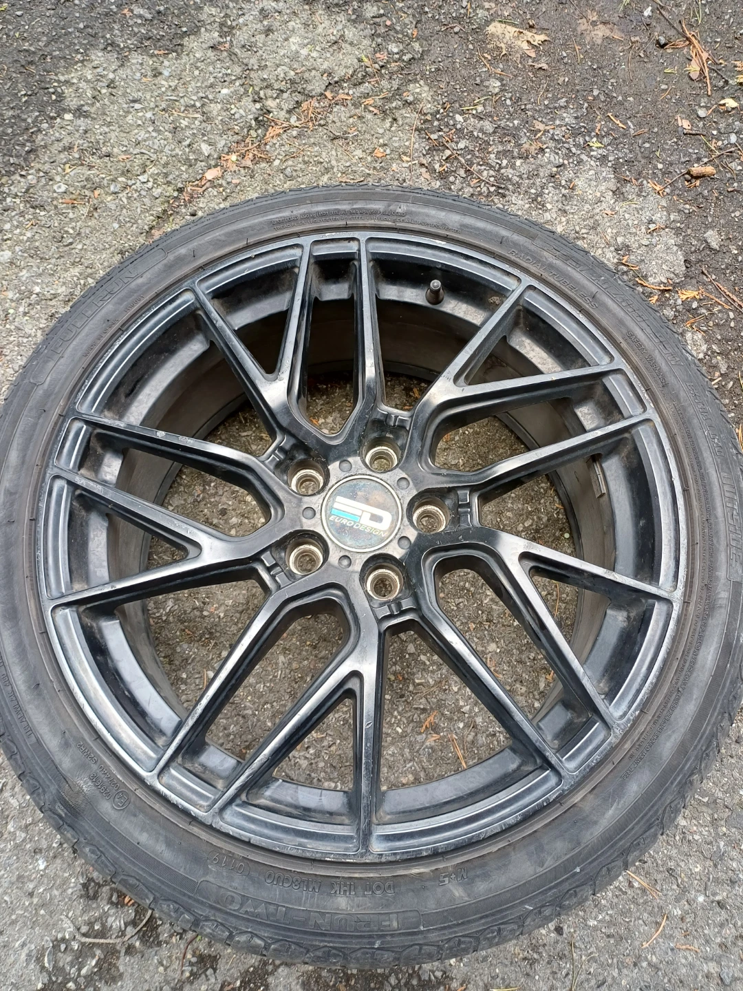 Set of 4 Black Aftermarket Wheels