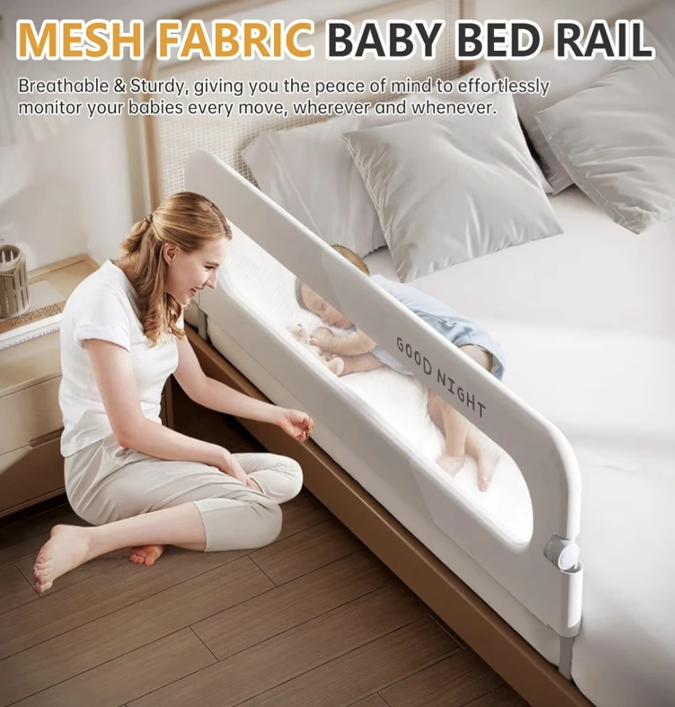 Strenkitech Toddler Bed Rails Guard - 48 Inch - photo 2