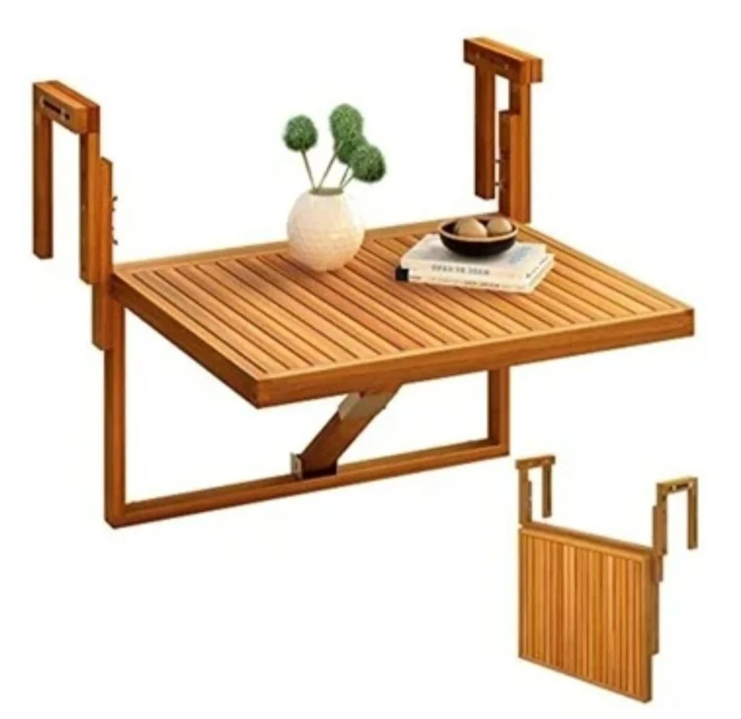 Wooden Balcony Hanging Table