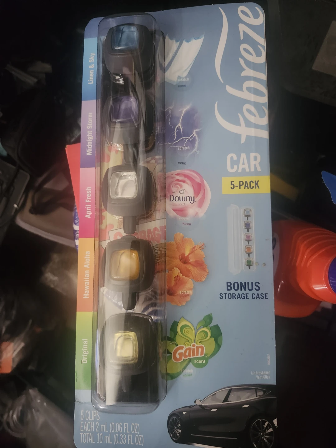 Febreze Car Air Freshener Vent Clips 5-Pack