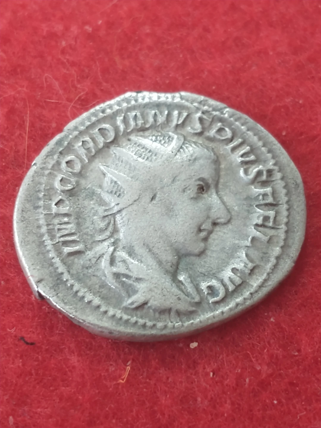 238-244 AD Gordian III AR Antoninianus ancient Roman silver coin - photo 3