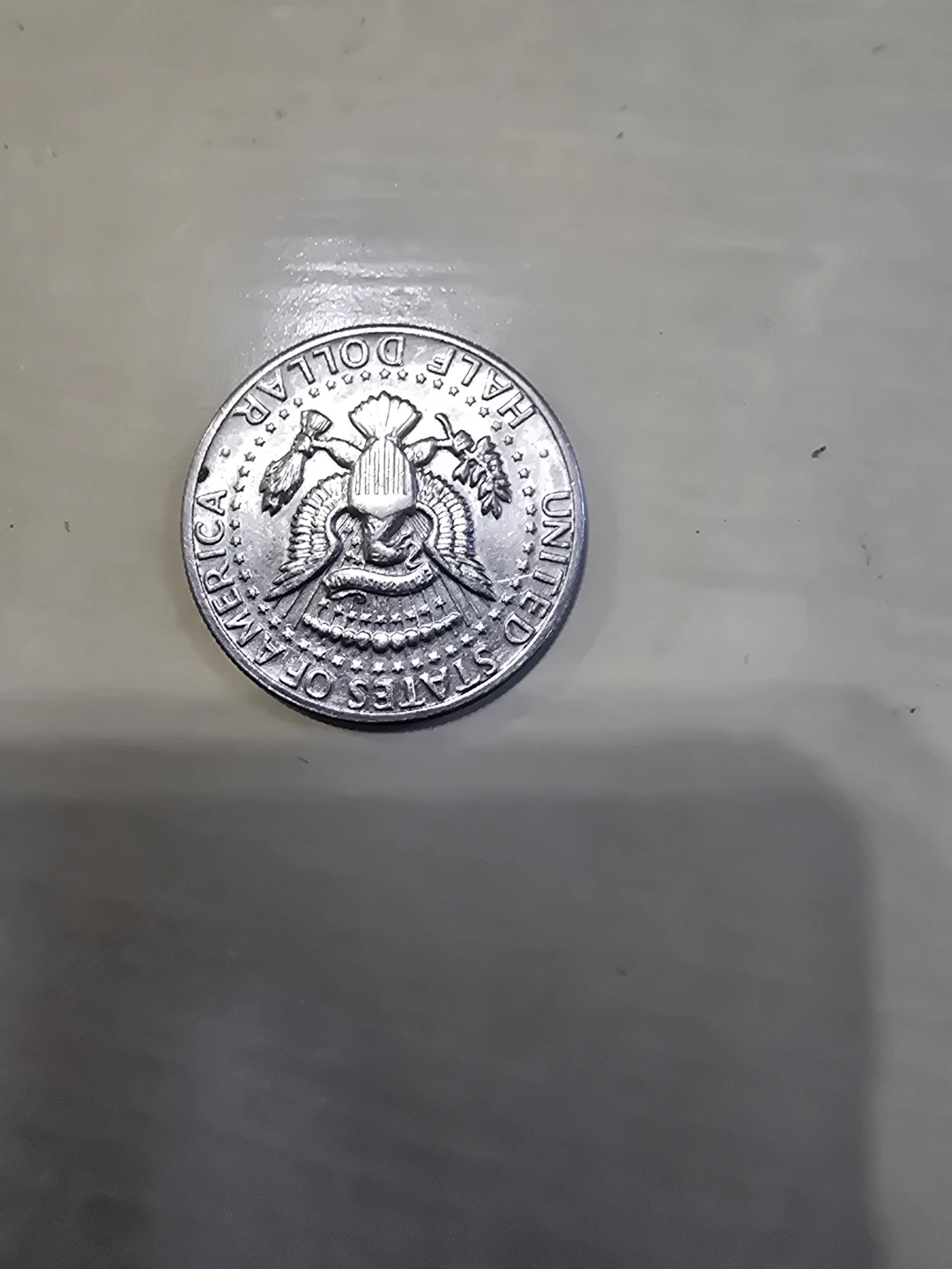 1971 Kennedy Half Dollar Coin Error Upside Down Eagle - photo 2