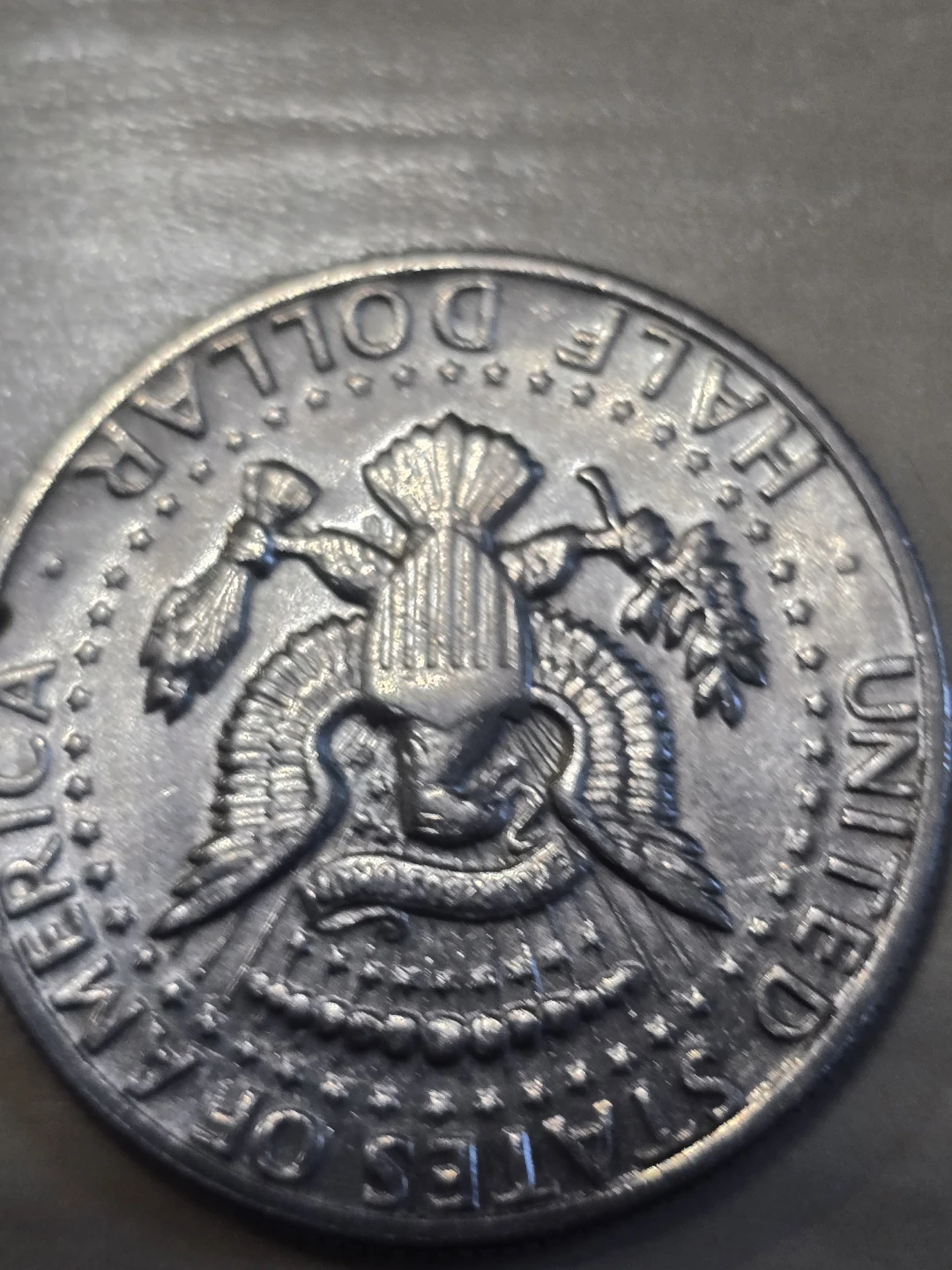 1971 Kennedy Half Dollar Coin Error Upside Down Eagle - photo 3