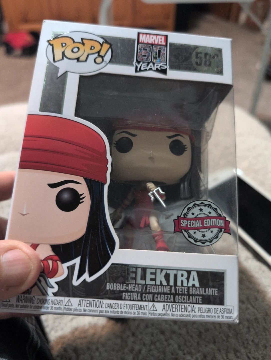 Funko Pop! Marvel Elektra Bobble-Head 581
