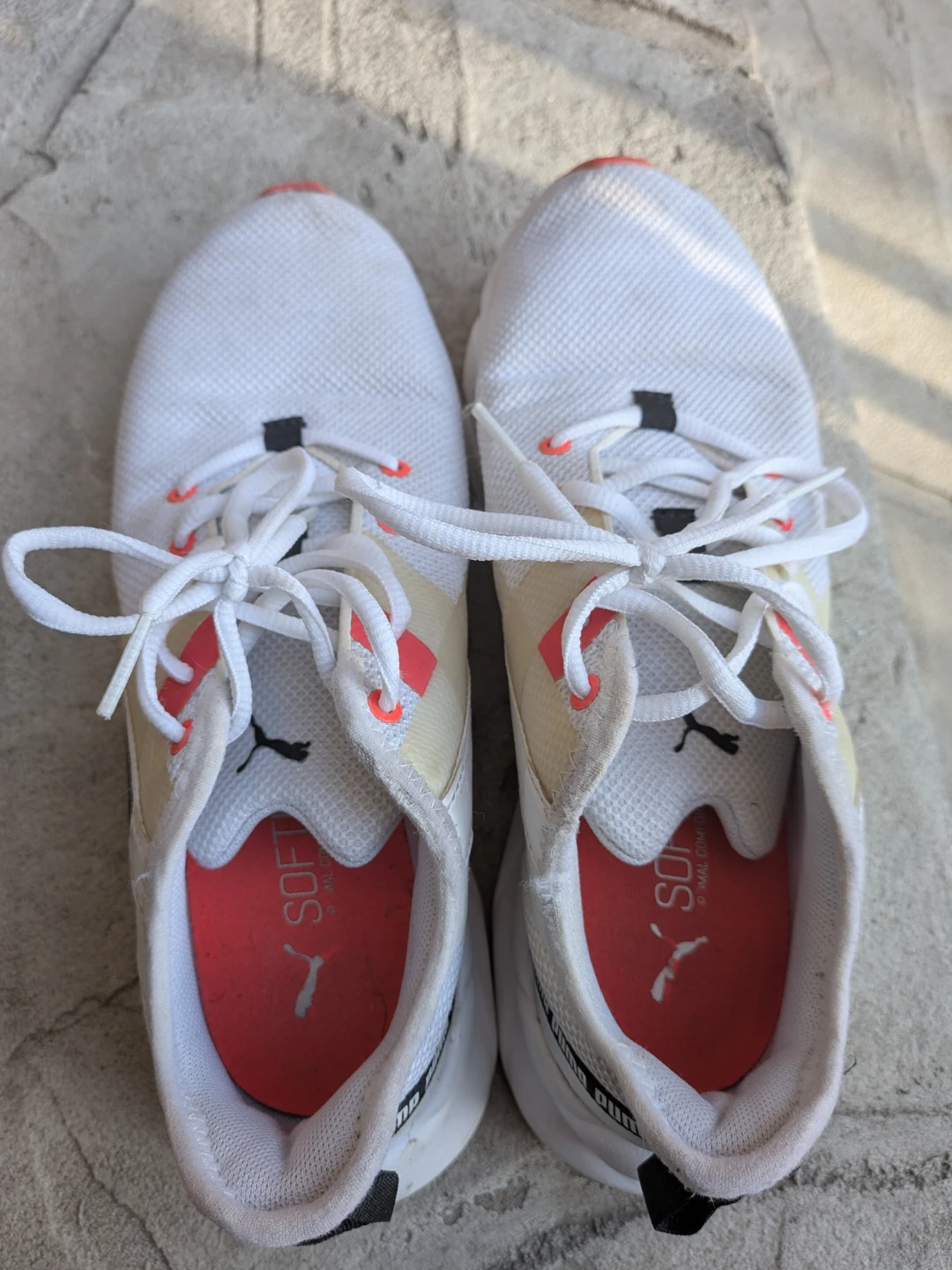 White Puma Running Shoes - photo 2