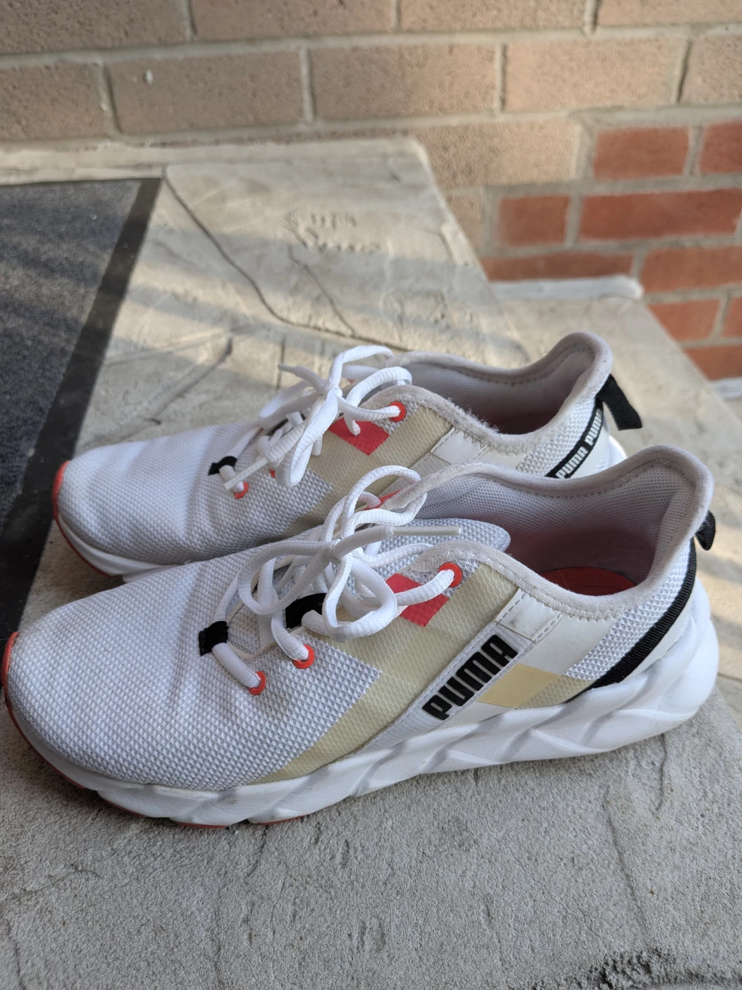 White Puma Running Shoes - photo 5
