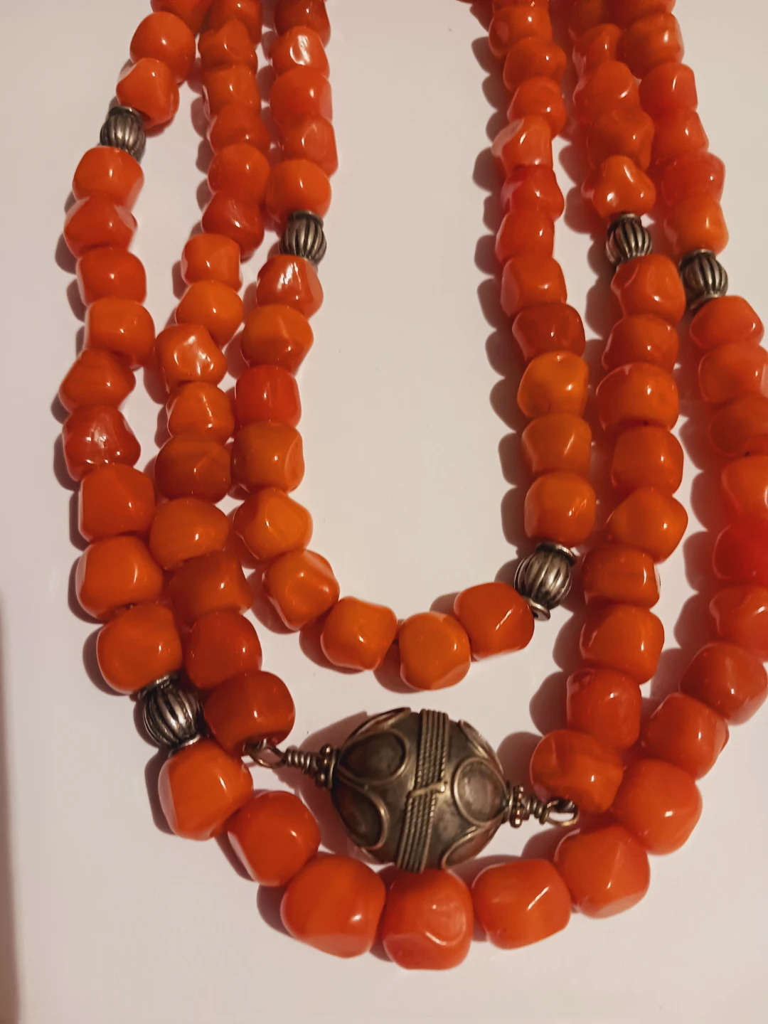 Gemstones Beaded Long Necklace with Silver Accents - photo 2