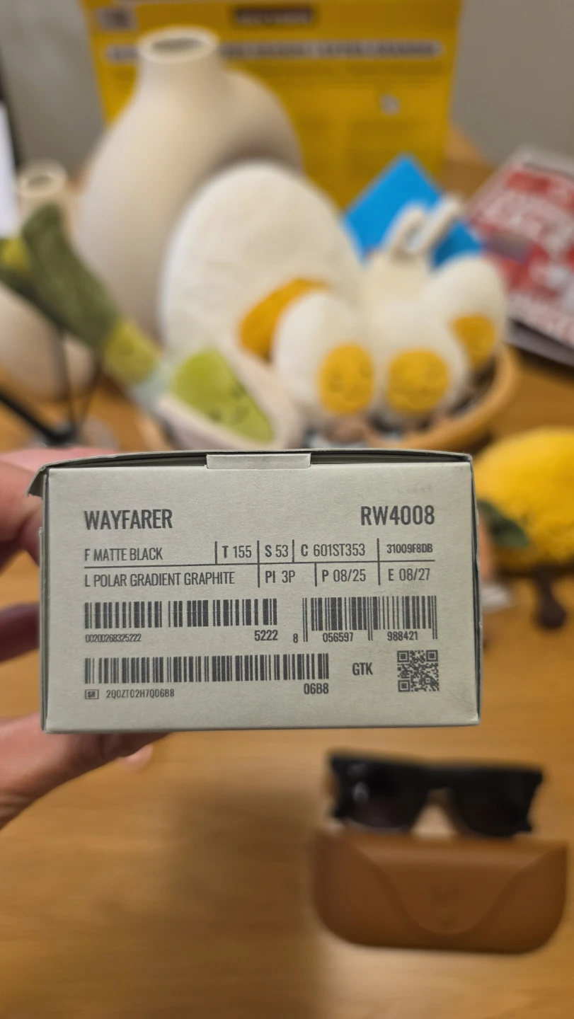 Ray-Ban Wayfarer  Sunglasses - Matte Black w/ Stealth Mod 🥷 - photo 3