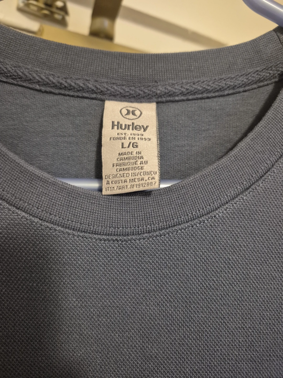 Hurley Long Sleeve Crew Neck Sweatshirt ⚽️ - photo 2