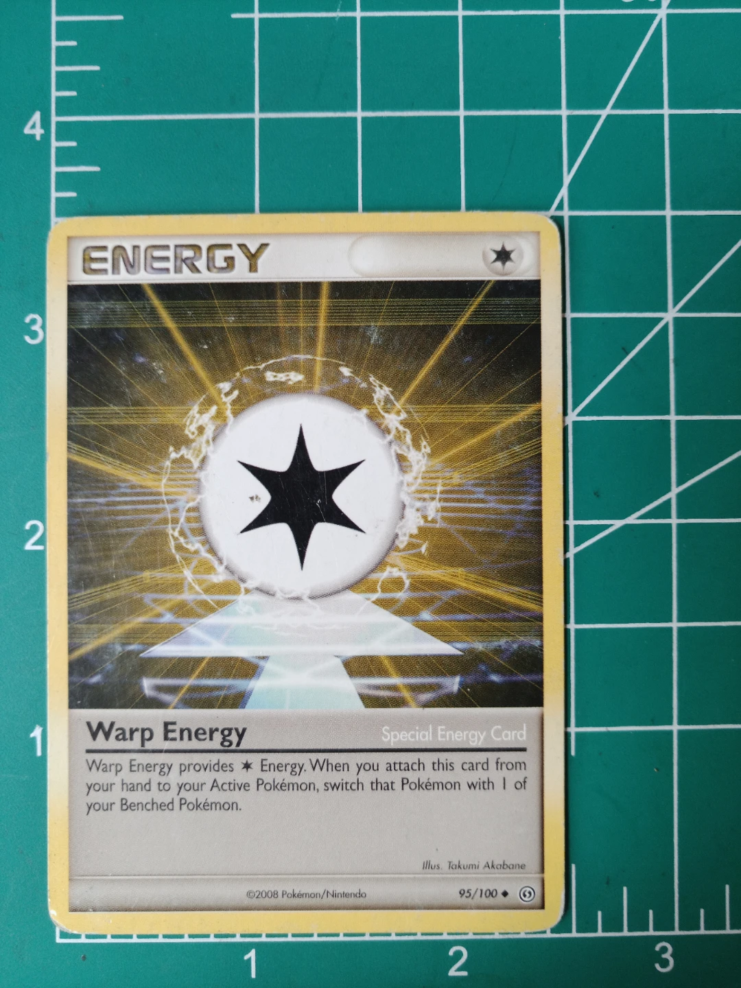 Pokemon Warp Energy Special Energy Card 95/100