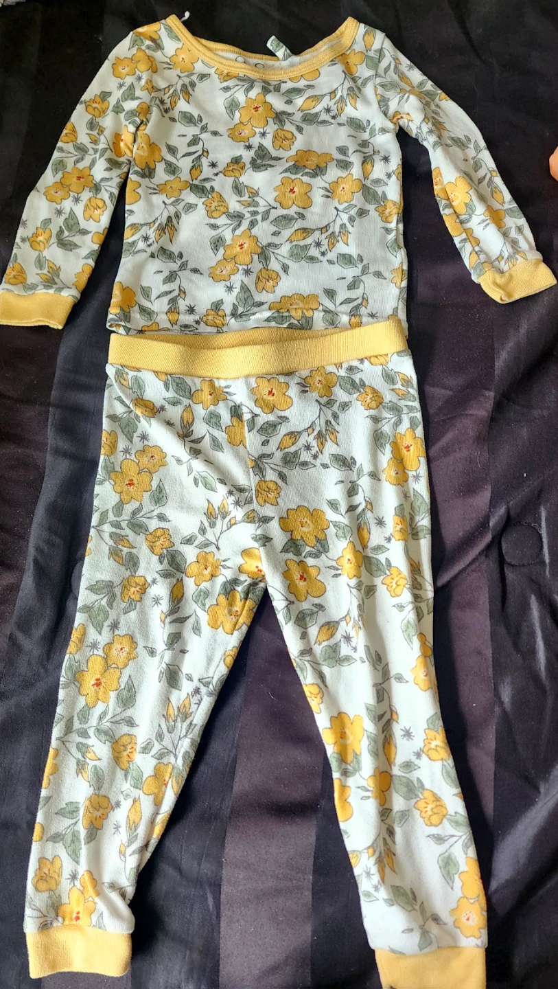 Jessica Simpson 4T Floral Pajama Set - photo 2