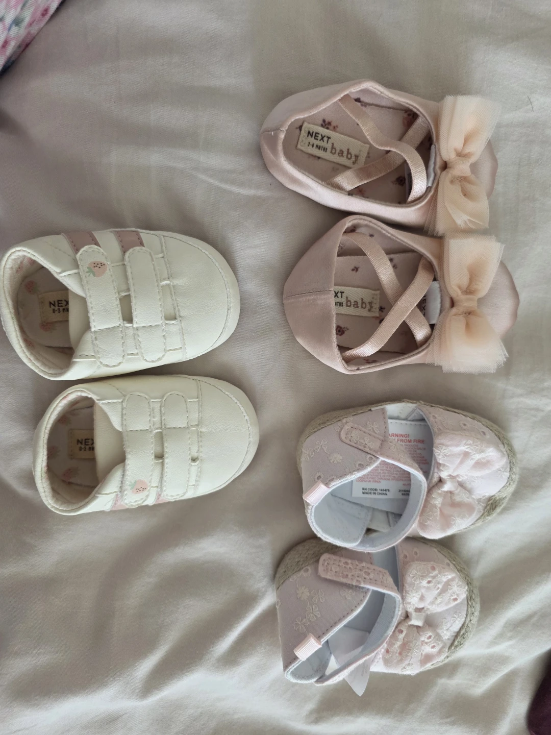 Next Baby Shoes - NEW - 0-3 Months