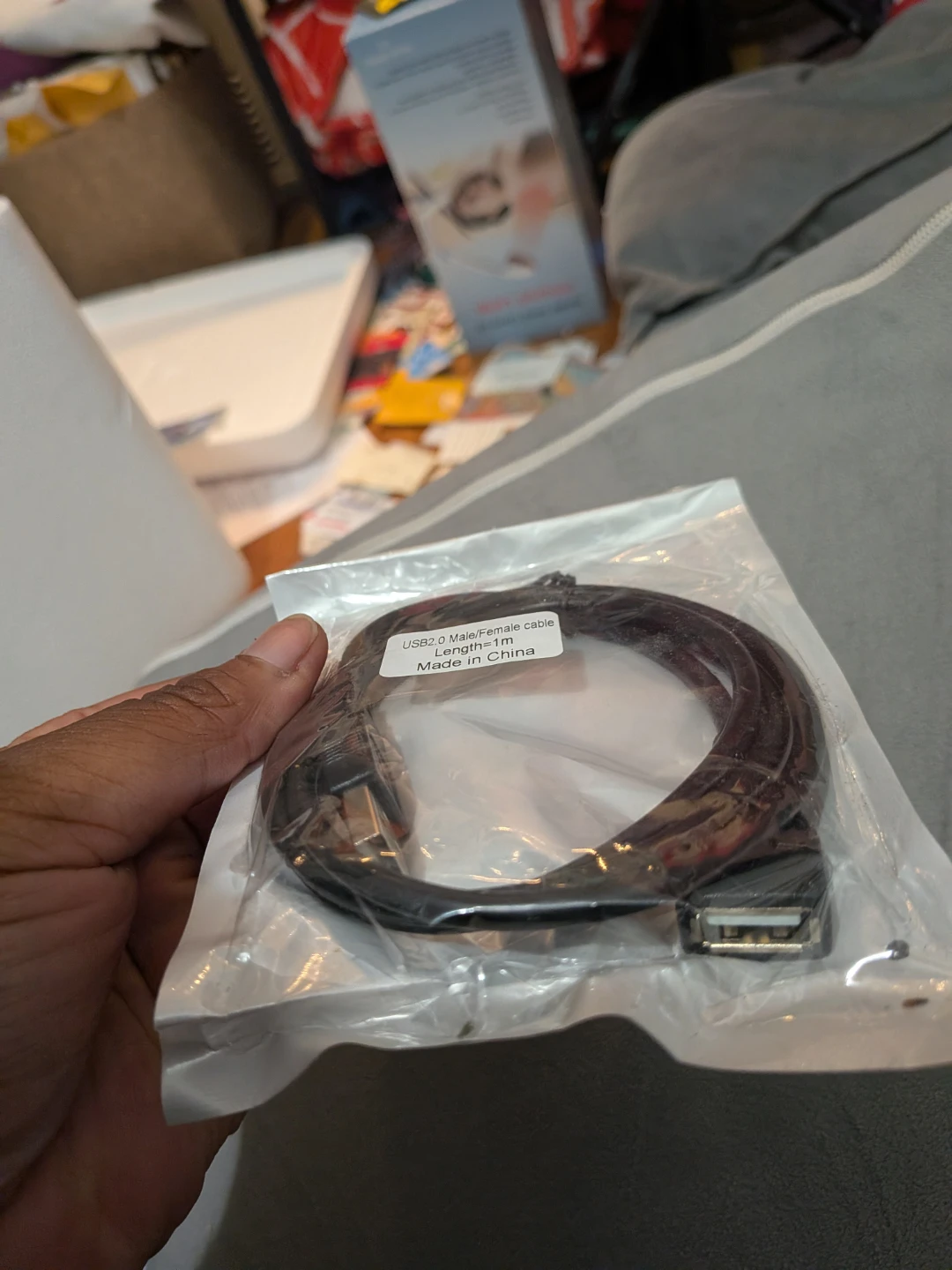 USB 2.0 Male to Female Extension Cable - 1m - photo 2