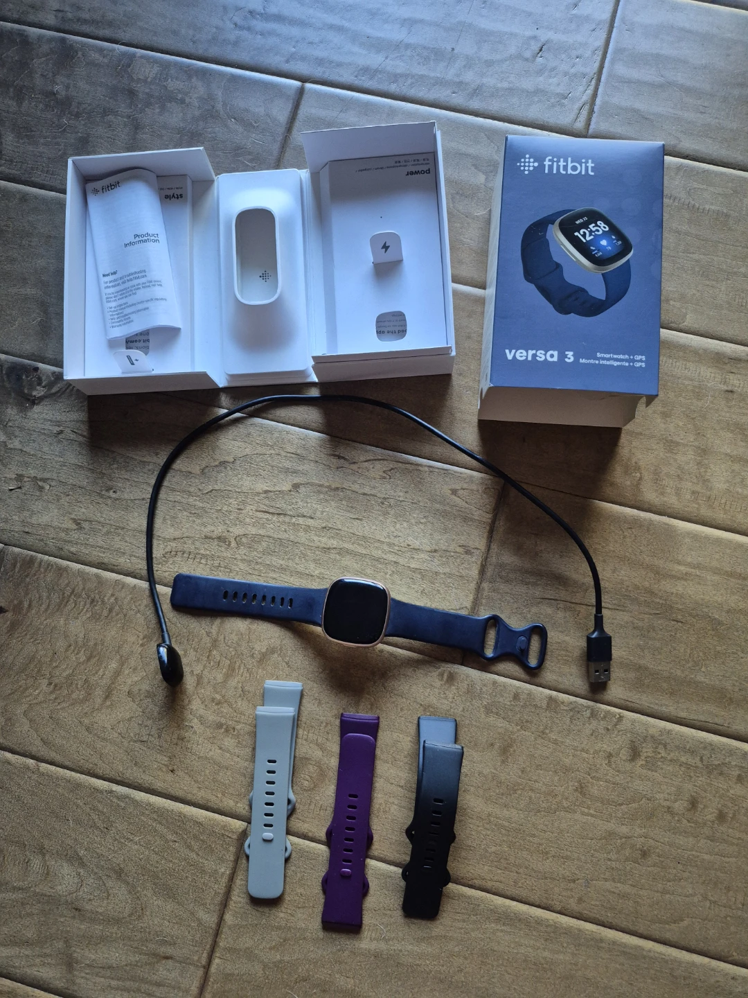 Fitbit Versa 3 Smartwatch with Accessories