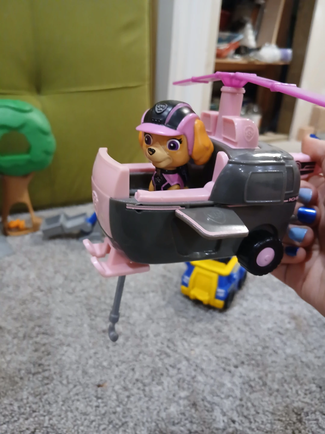 Paw Patrol Toy Vehicles with sneaky sky, chase and rocky - photo 4