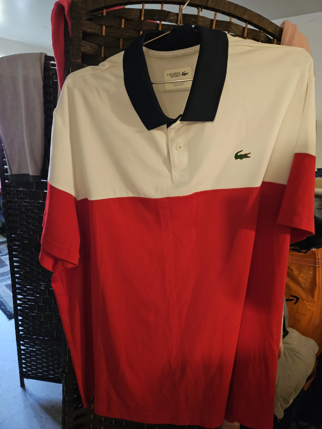 Lacoste Sport Colorblock Polo Shirt US 4XL