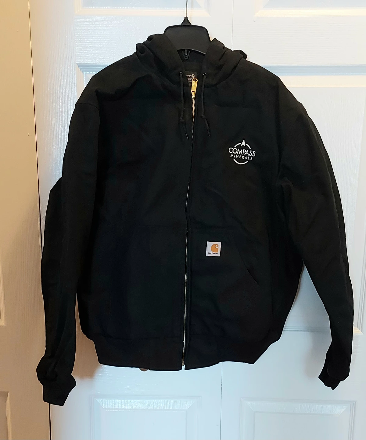 NWOT 🆕 Carhartt Loose Fit Black Full Zip Hooded Jacket