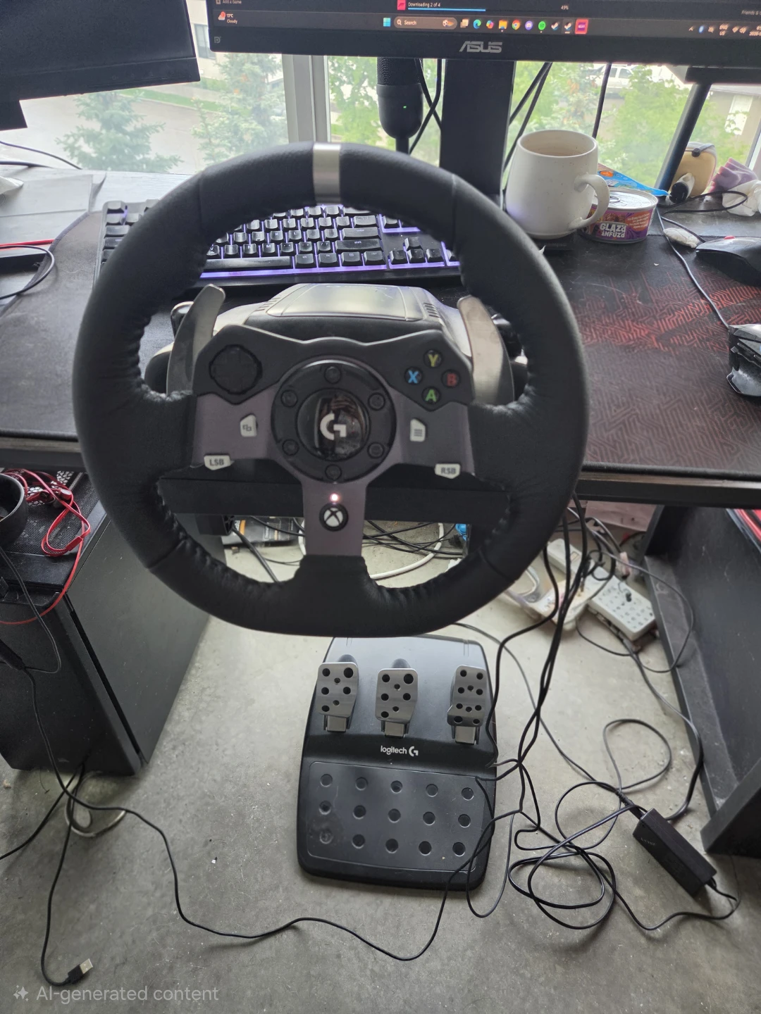 Logitech G920 Racing Wheel and Pedals for Xbox/PC