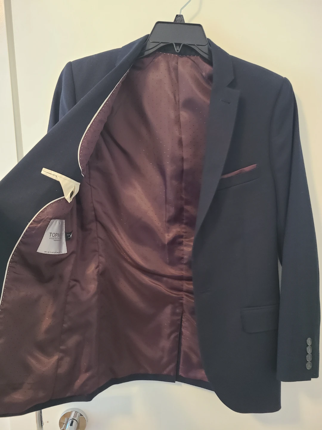 Topman Navy Blazer Jacket US 36 - photo 4