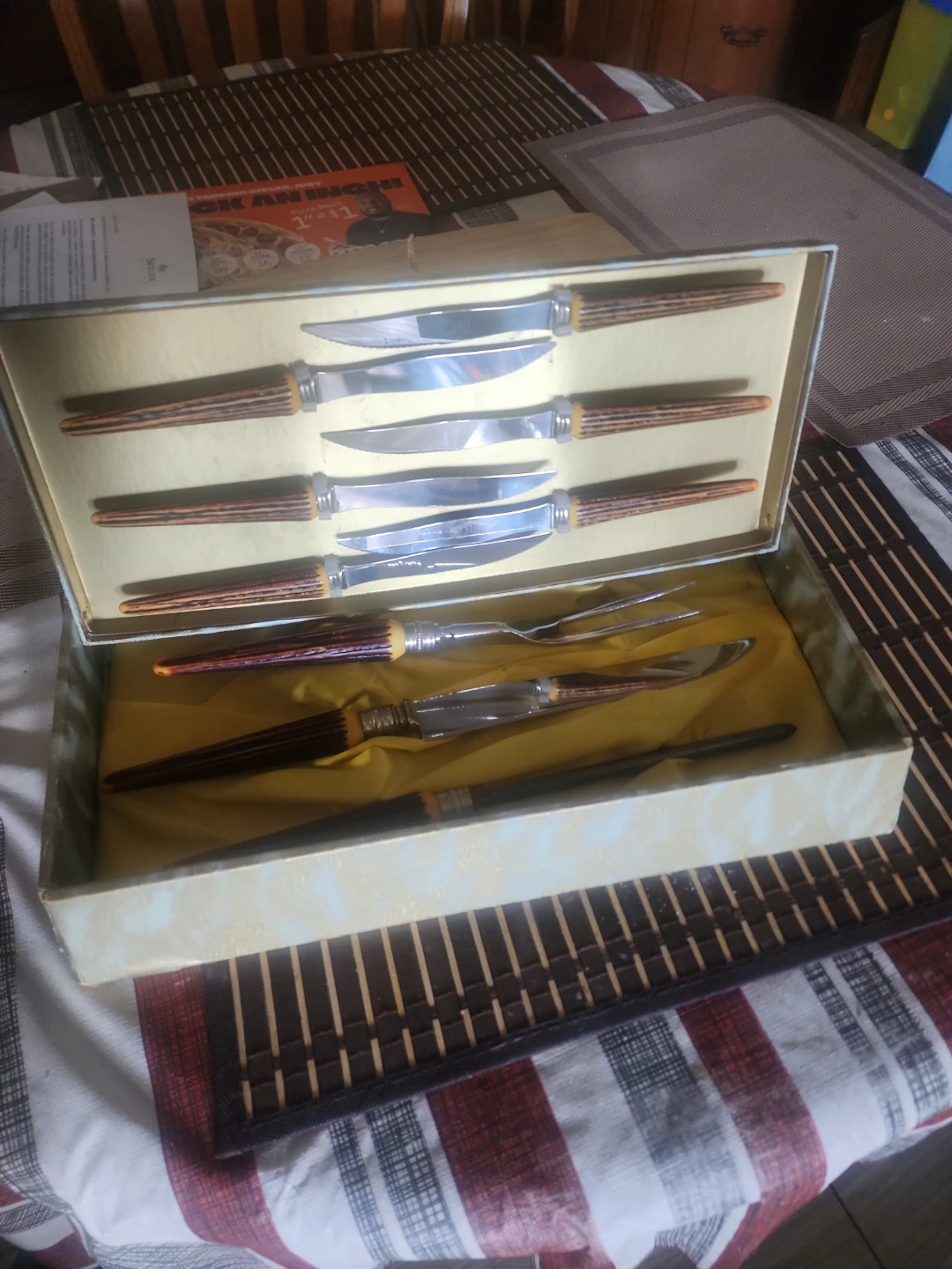 Set of 6 Carving Knives and Forks - photo 3
