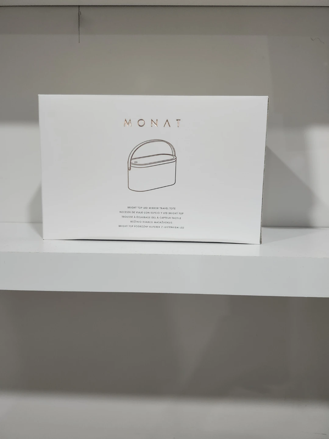 Monat Bright Top LED Mirror Travel Tote
