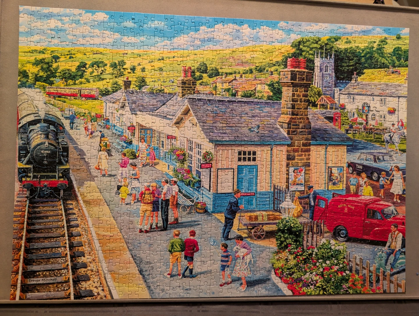 Excellent condition Trefyl 1000 piece puzzle - photo 2
