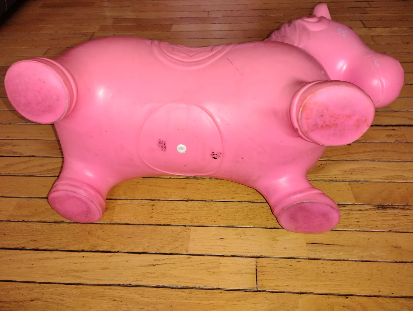 Pink Inflatable Unicorn Hopper Toy