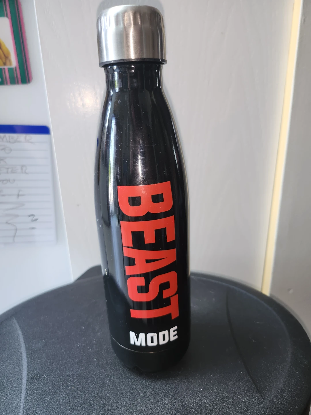 Black "BEAST MODE" Water Bottle