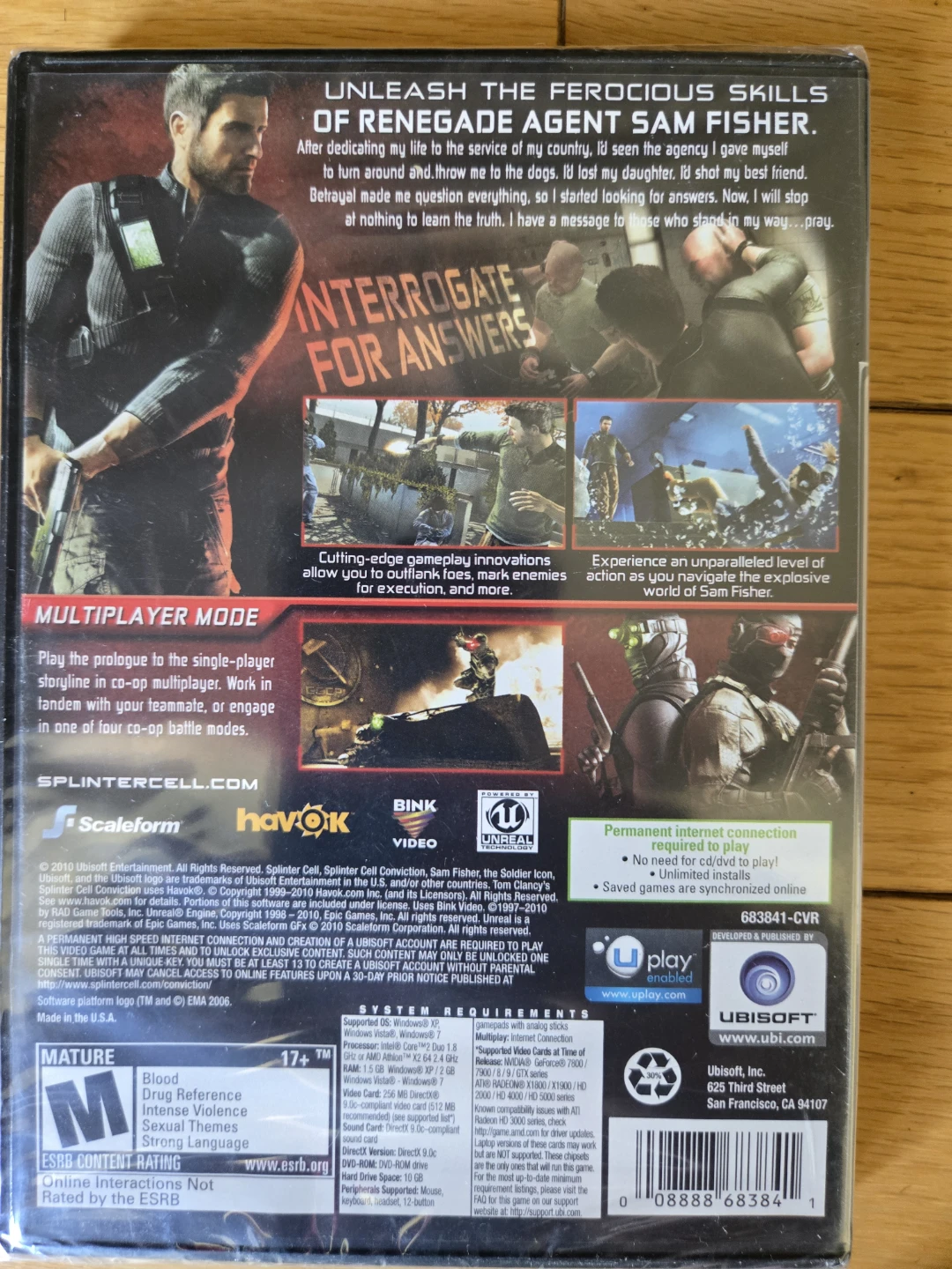 Tom Clancy's Splinter Cell Conviction PC Game
