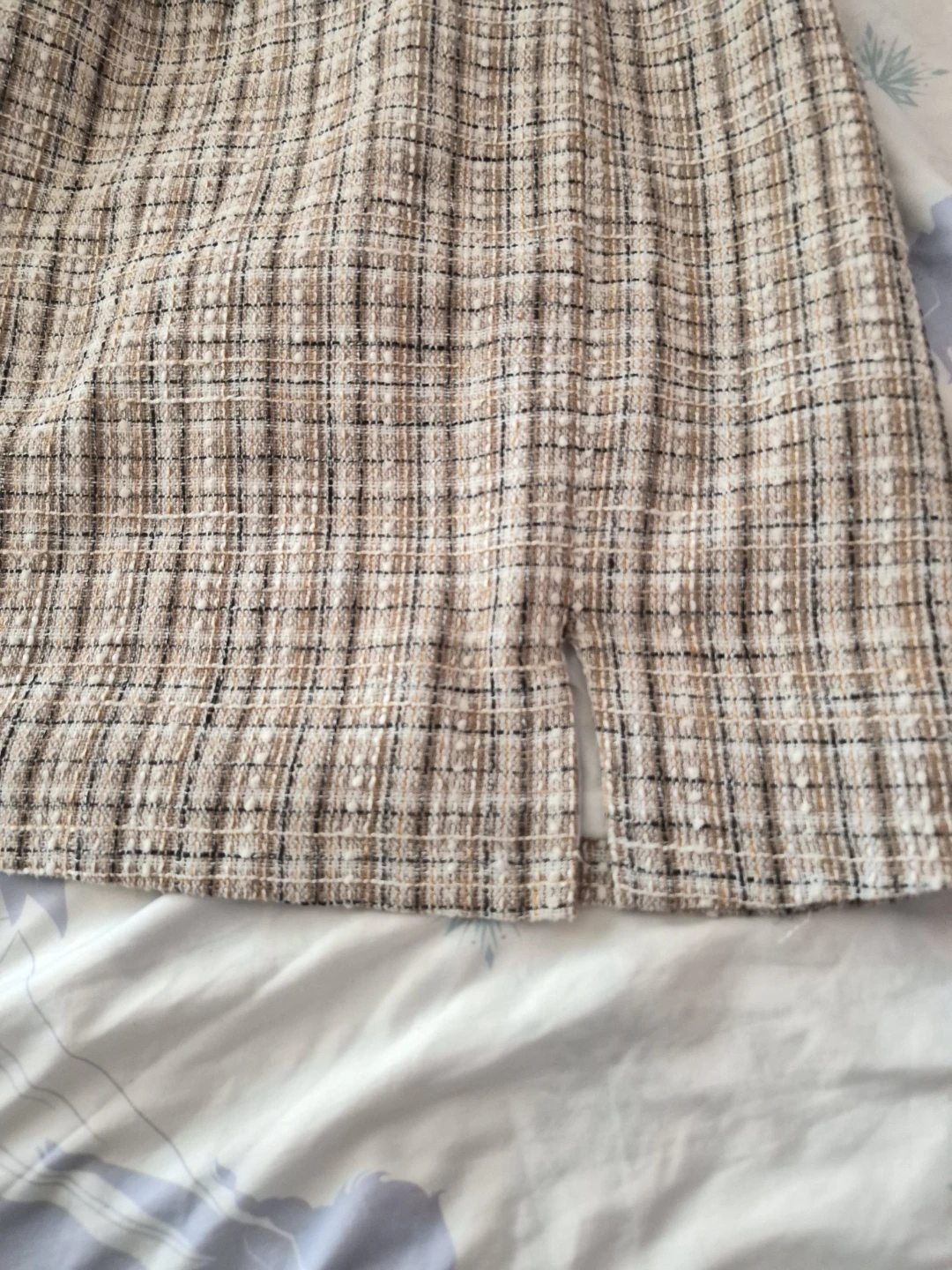 Tweed Plaid Pinafore Dress - photo 3