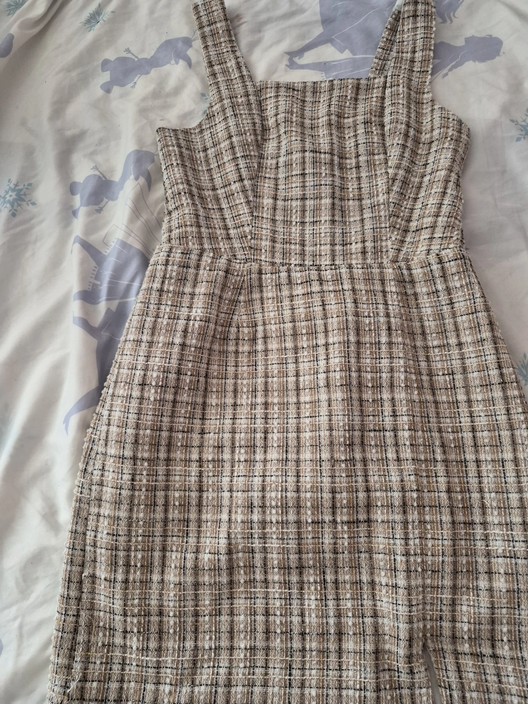 Tweed Plaid Pinafore Dress - photo 4