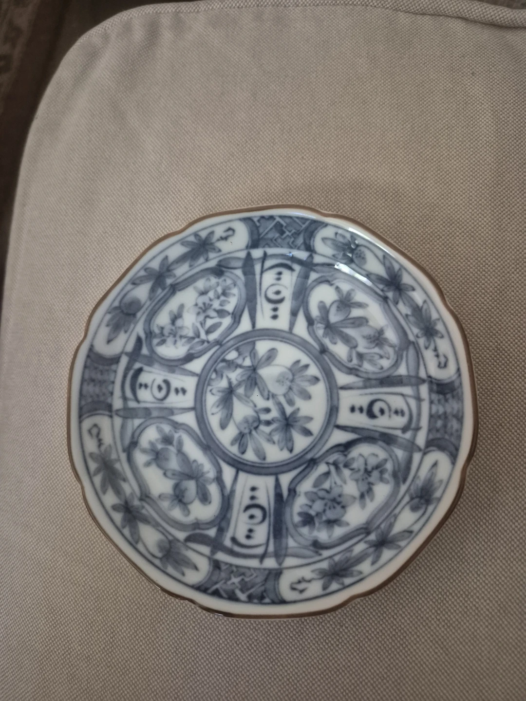Takahashi San Francisco Blue & White Floral Plate⚽️