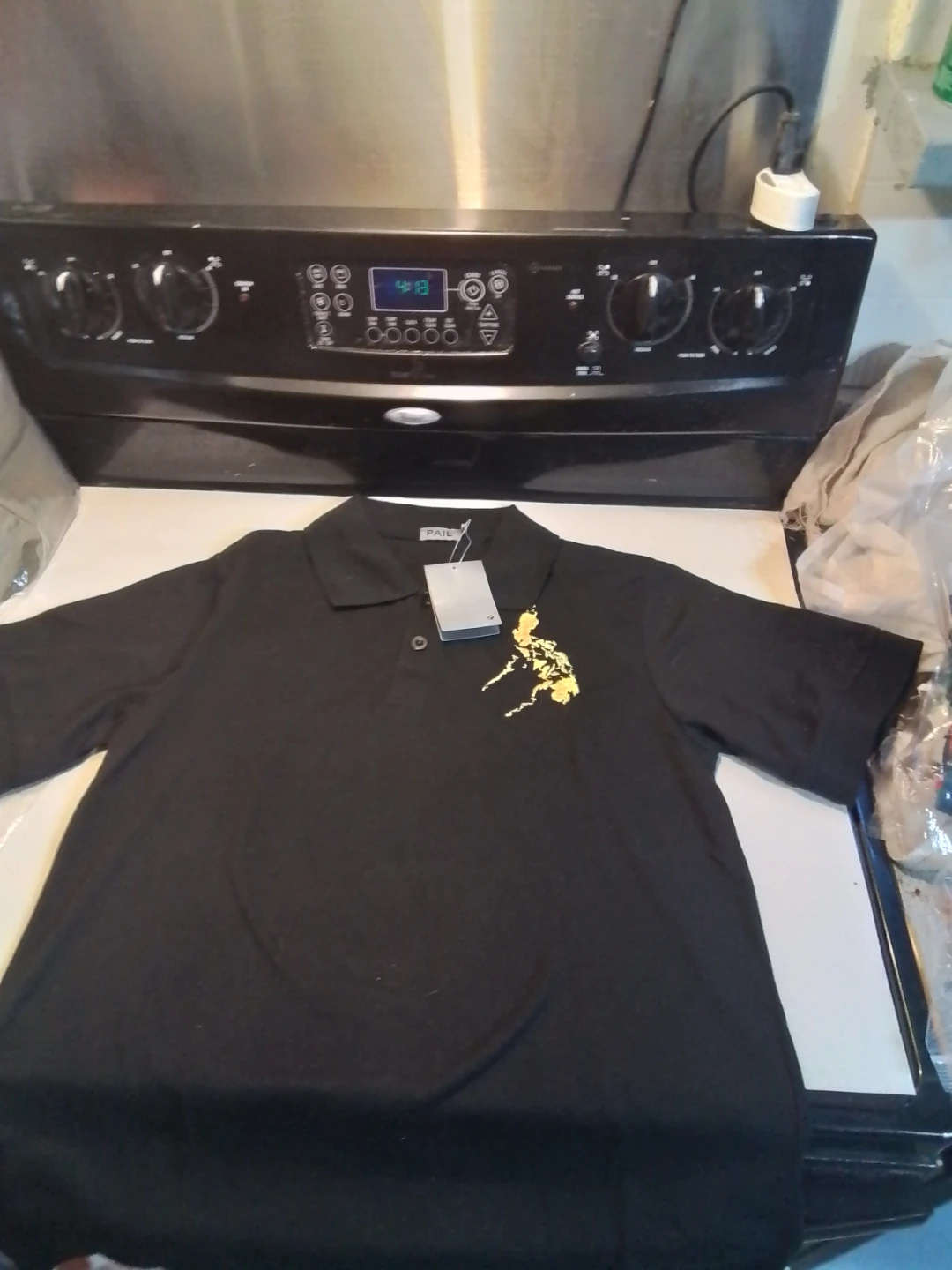 PAIL Black Dri-FIT Polo Shirt - photo 5