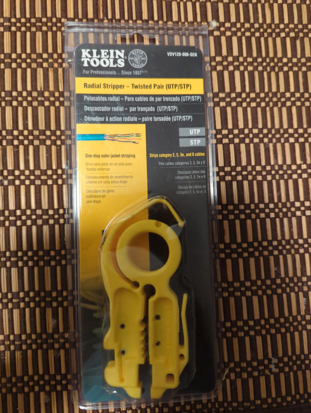 Klein Tools Radial Stripper - Twisted Pair (UTP/STP)
